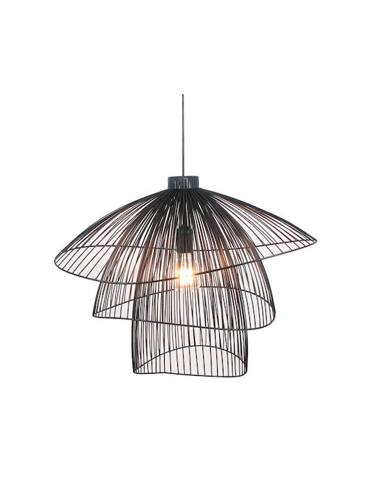 Liberta Coral Deckenleuchte Schwarz 58x55x44cm