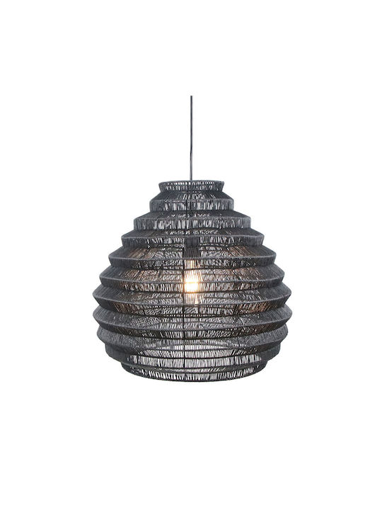 Liberta Soleil Deckenleuchte Schwarz mit Seil 49x49x45cm