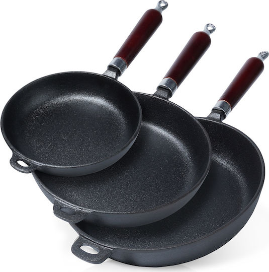 Vilde Cast Iron Pans Set 3 Pieces