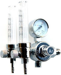 Druckmessgerät Gasregler Argon Flowmeter mit Doppeltem Ausgang Turbo
