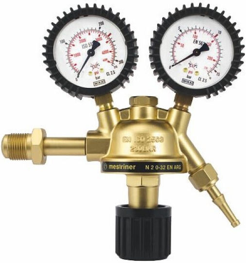 Nitrogen Pressure Gauge Gas Regulator Mestriner Made In Italy