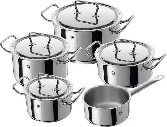 Zwilling J.A. Henckels Twin Classic Σετ Κατσαρόλες από Ανοξείδωτο Ατσάλι 5τμχ