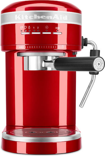 Kitchenaid Μηχανή Espresso Πίεσης 15bar Γκρι 5KES6503BCA