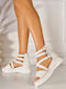 Summer Women's White Platforms