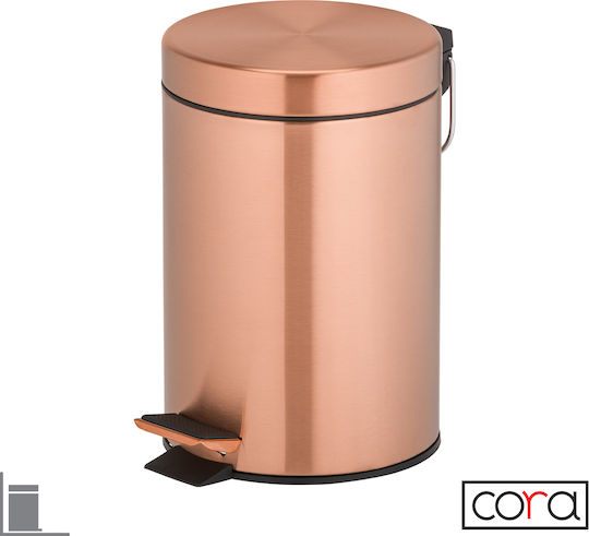 Floor Bin 3l Pvd Rose-gold 600-811