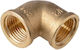 Rohrbogenarmatur Messing 1/2" Weiblich – Weiblich