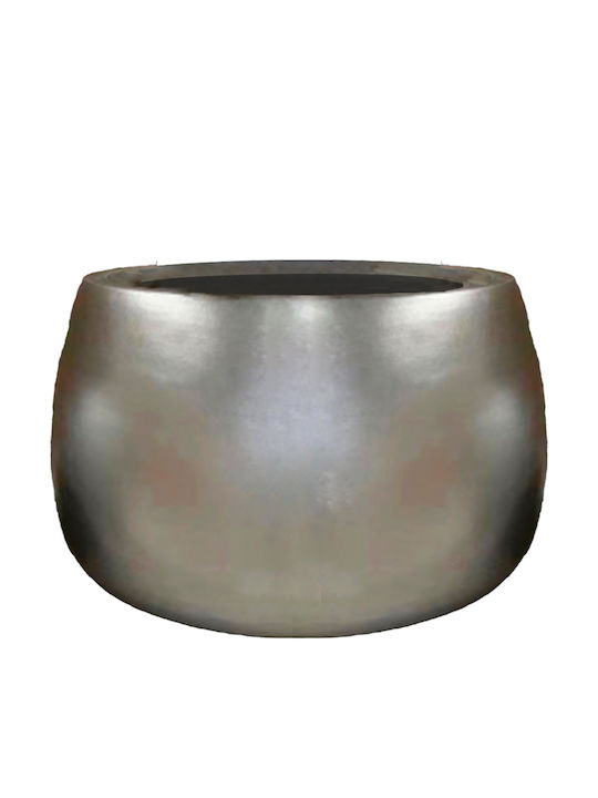 Vază Pentru Plante Mică Din Ceramică Argintie 34x25cm Schuller 504195t
