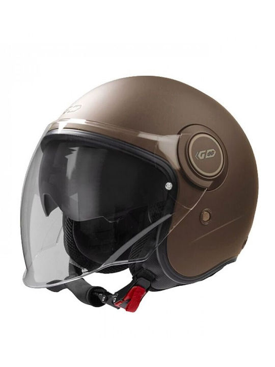 Garibaldi G21 Sunvisor Jet with Sun Visor ECE 22.06 Matt Coffee