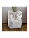 Square White Side Coffee Table W40xL40xH51cm