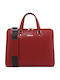 Leather Women's Professional Bag Red