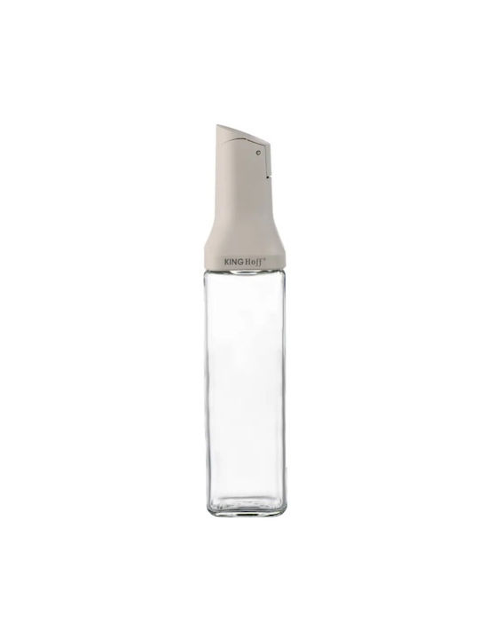 KING Hoff Δοχείο Λαδιού Γυάλινο με Ροή 500ml