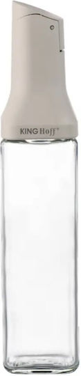 KING Hoff Δοχείο Λαδιού Γυάλινο με Ροή 500ml