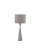 Liberta Metal Table Lamp with White Shade and Base
