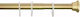 Grekon 1211 Telescopic Straight Shower Curtain Rod Aluminium Gold Φ25mm 120cm