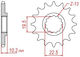 Pinion Față 432 14 Dinți 4163 Rk123861