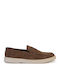 Leather Men's Loafers In Brown Colour
