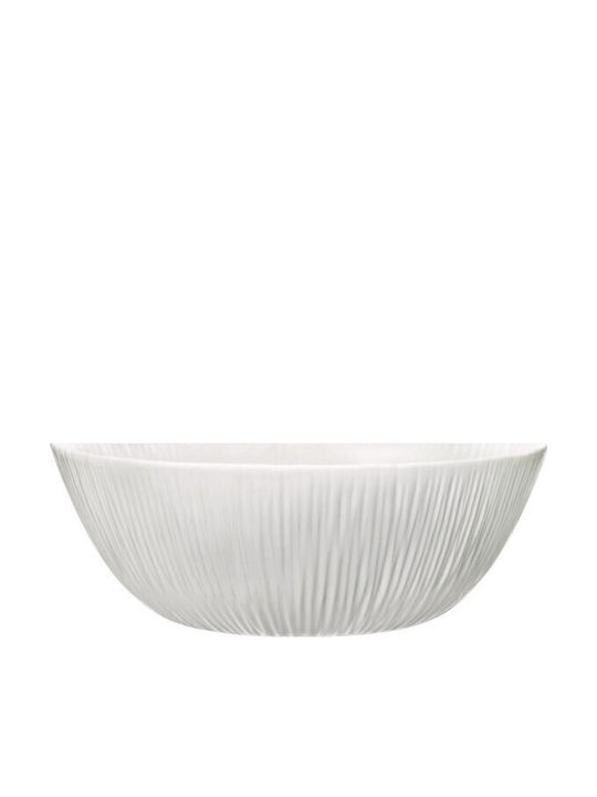 e-exoplismos Coconut Σαλατιέρα Λευκή 23x23cm 6τμχ