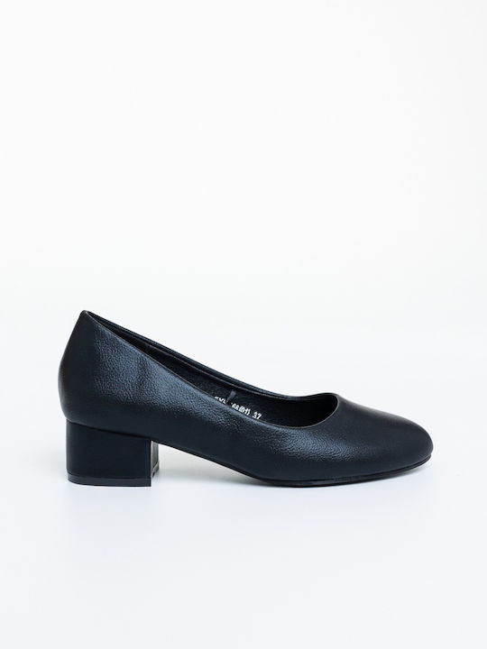 Damen Ballerinas aus Leder in Schwarz