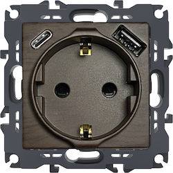 Prime Πριζα Σουκο Ασφαλειας Ξυλο 1x2p+e 16a 250vac & 2xusb 5vdc 3a Ip20 1000116406 Prime Πριζα Σουκο Ασφαλειας Ξυλο 1x2p+e 16a 250vac & 2xusb 5vdc 3a Ip20 1000116406