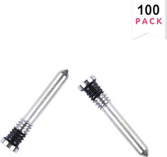 Iphone 16 16 Plus 16 Pro 16 Pro Max Bottom Screws Silver 100-pack