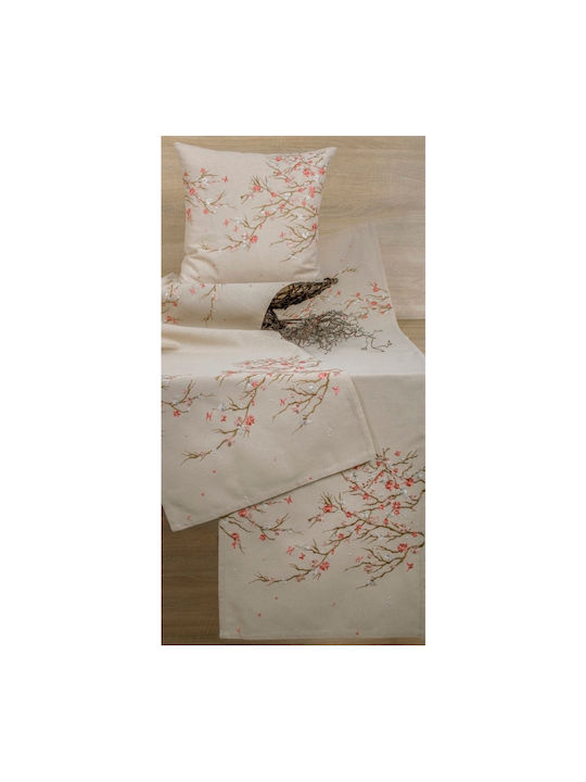 F&L F&L Tischdecke Mandel 42x180cm