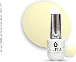 Gel.it.up 5-în-1 Strat De Bază Superior 15ml Lămâie Serenity Gel.it.up 5-în-1 Strat De Bază Superior 15ml Lămâie Serenity