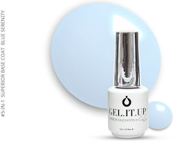 Gel.it.up 5-in-1 Superior Base 15ml Blue Serenity