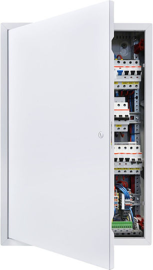 Vevor Plasterboard Access Door 64x44 Cm Galvanized Steel White Jsjxmb1624in1sy3v001v0