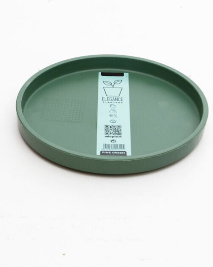Micplast Πιάτο Γλάστρας Elegance Round 20p Κυπαρισσί