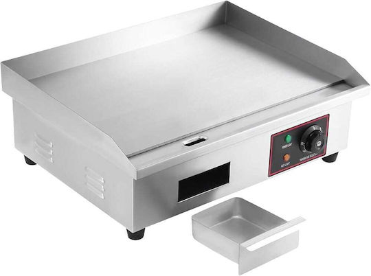Electric Commercial Flat Top Griddle Chrome Flat Grill Plate 73x50x23cm 4.4kw