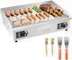 Vevor Επαγγελματική Ηλεκτρική Σχάρα 655 X 400 Mm 4000w Ρυθμιζόμενη Θερμοκρασία 50-300°c Ανοξείδωτη Επιφάνεια Ψησίματος Sykdblqp10mmkmh03002v2