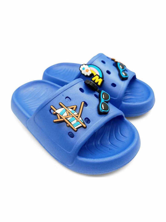 Kids' Flip Flops Slides Blue