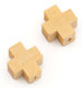Ξυλινος Σταυρος 9.8x11.3mm Ø2mm Φυσικο Συσκευασια 45 Τεμ