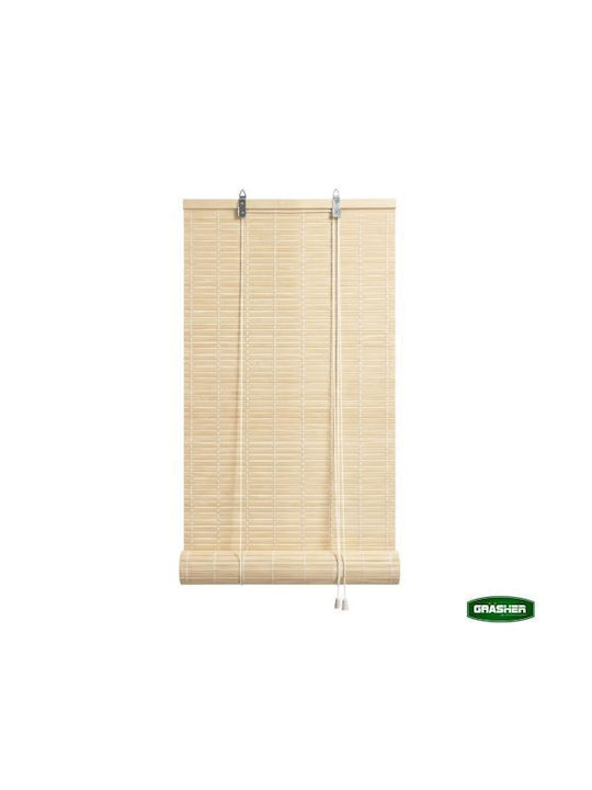 Grasher Bamboo Shading Blind In Beige Colour W150xH180cm