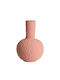 Light & Living Decorative Pink Ceramic Vase H40cm