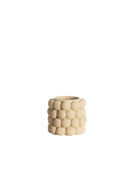 Light & Living Decorative Plastic Vase Sea Urchin Beige H18cm