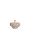 Light & Living Decorative Ceramic Vase Nevano Brown H22.5cm