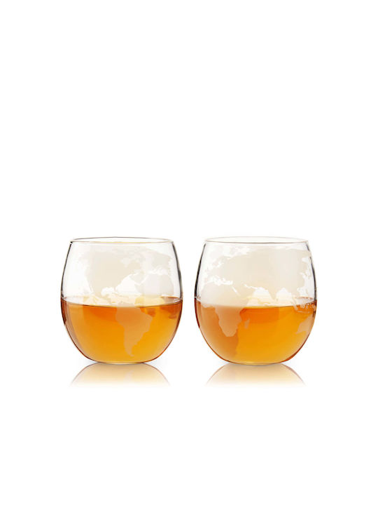 Viski Globe Set Whiskey Cocktail Drinking Glasses 295ml 2 Pieces