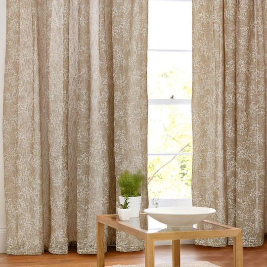 Whitegg Curtain With Grommets K0112 Beige 270x280cm