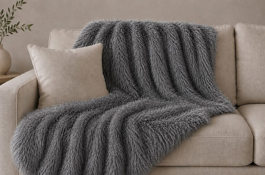 ForAll Διθέσιου Καναπέ Π180xΜ250cm Γκρι