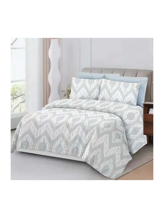 SpitiBazaar King Size Bed Sheets Set with Rubbe...