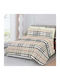 SpitiBazaar Σετ Σεντόνια King Size με Λάστιχο 220x240εκ. Πολύχρωμο (6τμχ)