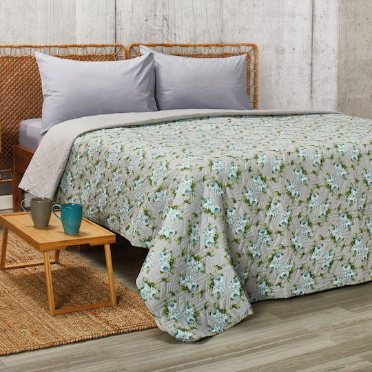 Whitegg L074 Κουβερλί Μονό Microfiber Γαλάζιο 160x240cm