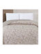 Whitegg L104 Κουβερλί Μονό Microfiber Μπεζ 160x240cm