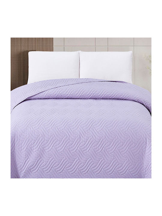 Whitegg L101 Cuvertură Pat Single Microfibra Lila 160x240cm