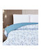 Whitegg L103 Κουβερλί Μονό Microfiber Γαλάζιο 160x240cm