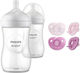 Philips Set Biberoane din Plastic Natural Anti-...