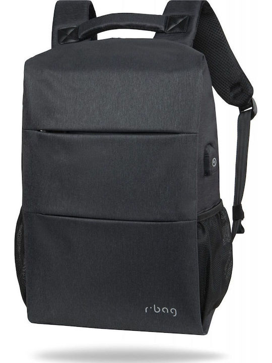 R-bag Range Rucsac Negru Port Încărcare USB Compartiment Laptop Buzunar Antifurt Impermeabil Dimensiune 45 X 31 X 11 Cm