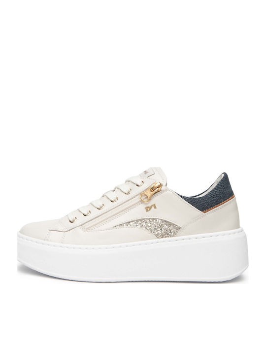 Γυναικεία Sneakers Bone Glitter