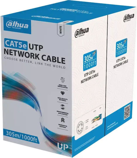 U/UTP Netzwerkkabel Dahua PFM920I-5EU-C 305m Weiß